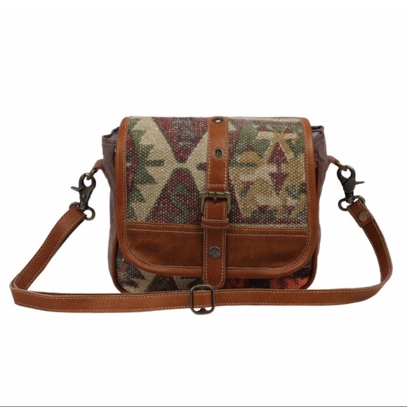 Leather Crossbody Bag - Picture 3 of 5